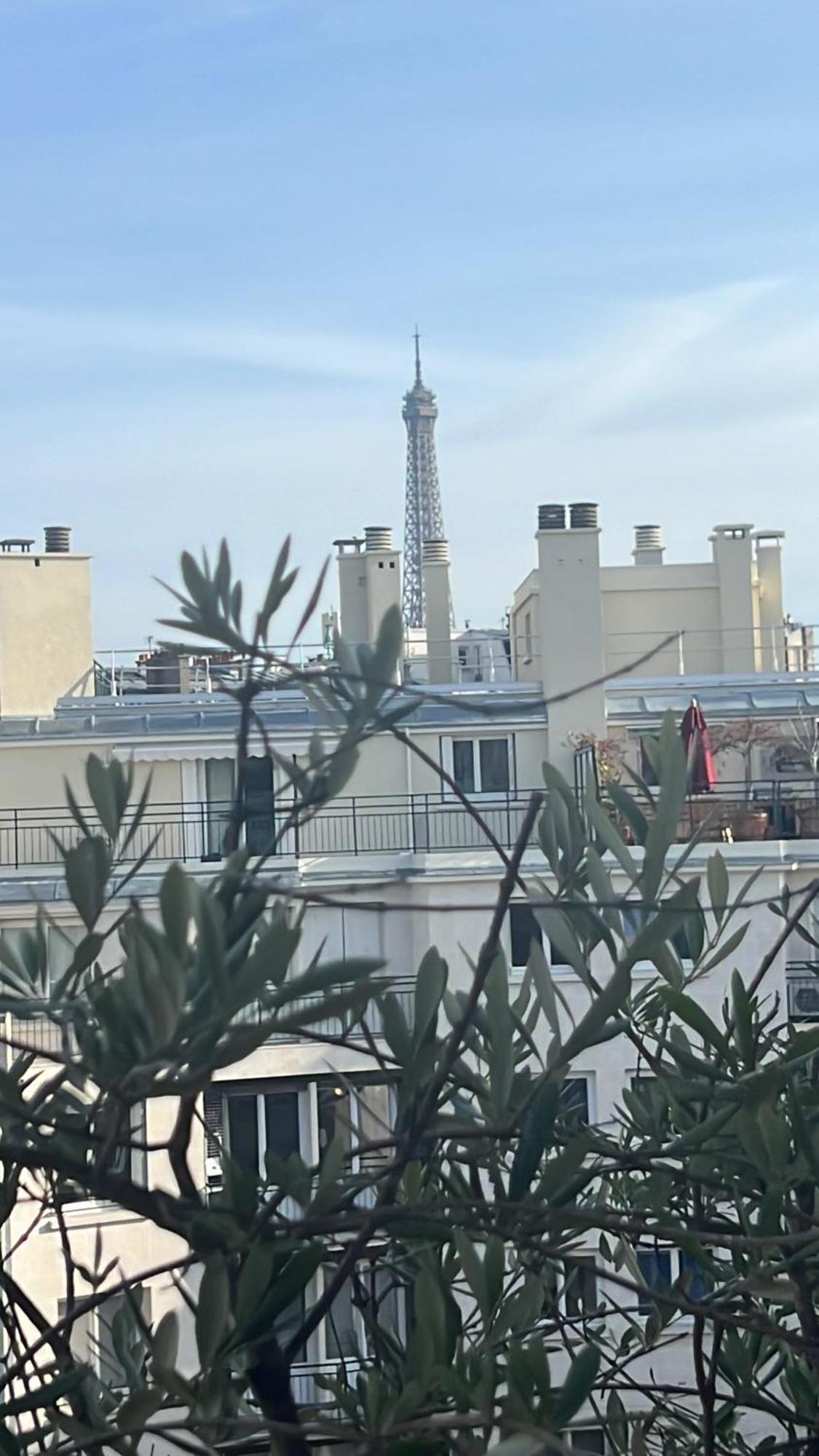Appart Terrasse Vue Tour Eiffel Paris Exterior photo